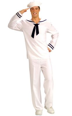 Forum Novelties Mens Anchors Aweigh Sailor Costume